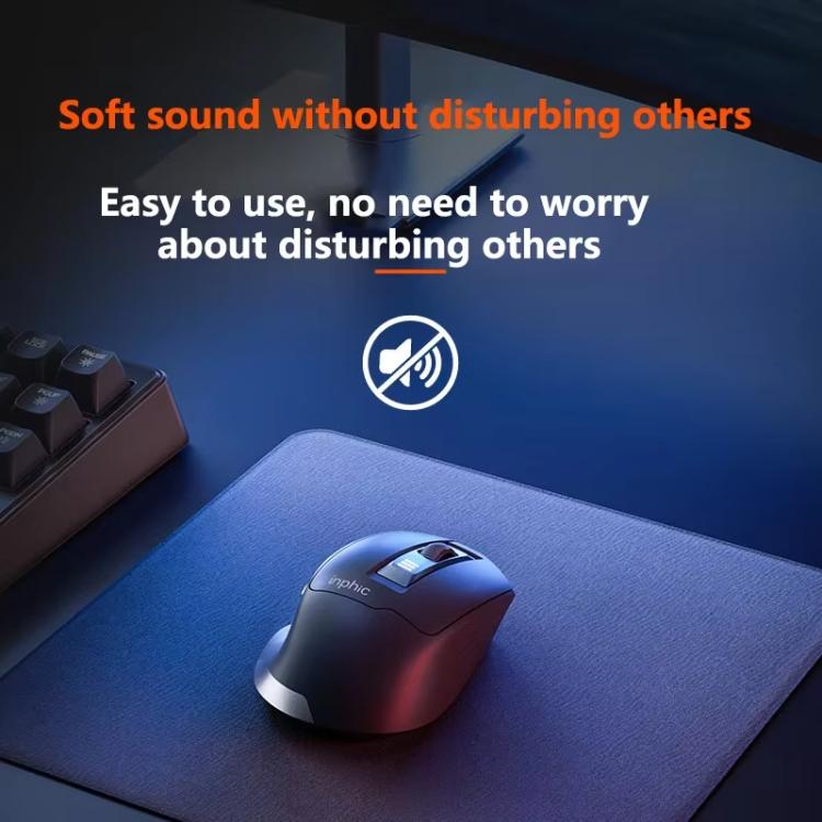 Ratón inalámbrico Inphic M9 2.4G para negocios, oficina y hogar, ergonómico y silencioso., M9