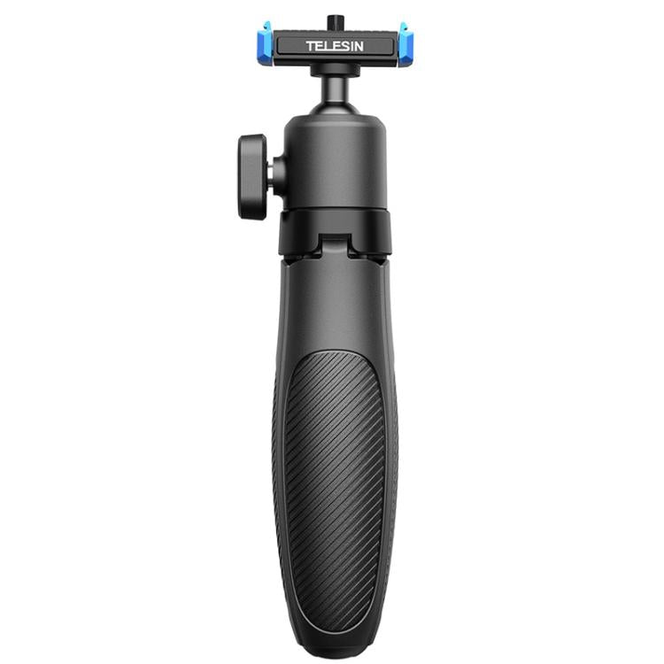 Trípode de escritorio portátil TELESIN S1-MNP-14-TGP para GoPro HERO13 Black, mini palo selfie retráctil de liberación rápida de 17-40 cm