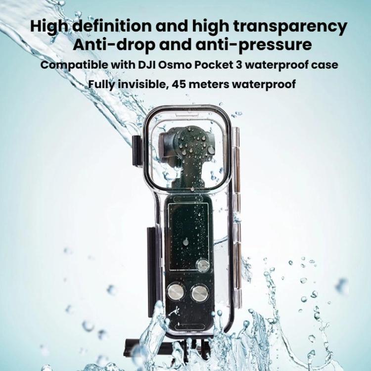 Funda impermeable para cámara DJI Osmo Pocket 3 HD, cubierta protectora sumergible., HD Waterproof Case