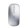 Ratón inalámbrico Bluetooth recargable Inphic M1 PRO con tres modos, función de silencio e indicador de nivel de batería.