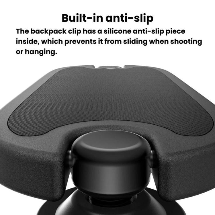 Soporte de liberación rápida para mochila TELESIN S3-JFM-03-TDJ, clip universal para mochila para cámaras de acción, S3-JFM-03-TDJ