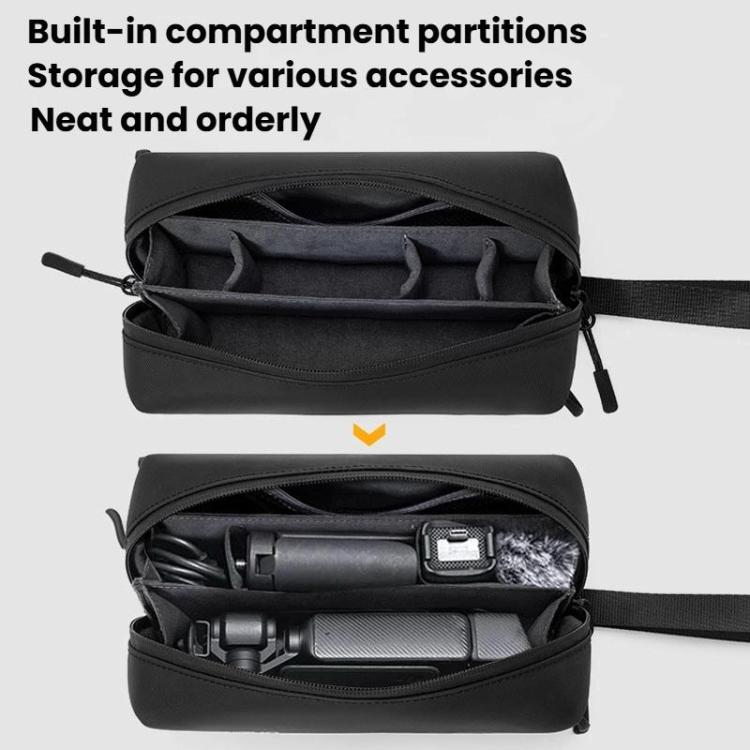 Bolsa de almacenamiento pequeña Cwatcun D240 para DJI Osmo Pocket 3, bandolera portátil impermeable para cámara deportiva., D240