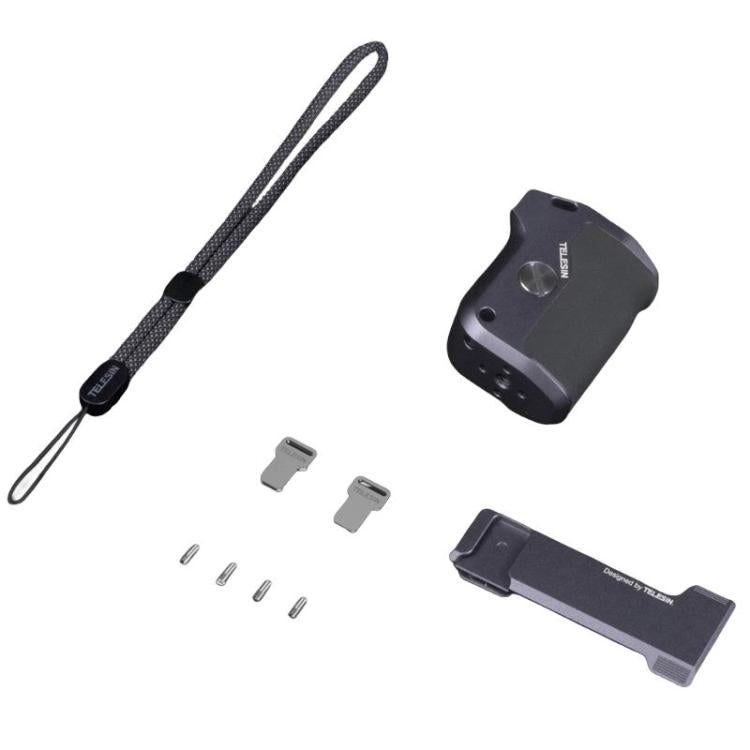 Kit de empuñadura para cámara TELESIN para GoPro HERO9 Black / HERO10 Black / HERO11 Black / HERO12 Black / HERO13 Black, Without Camera Cage, With Camera Cage