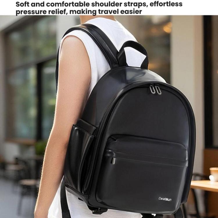 Mochila de hombro mediana impermeable para cámara Cwatcun D125, estilo casual., Medium