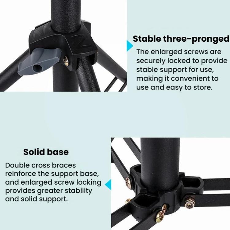 Soporte de suelo multifuncional para selfies y fotografía, ideal para transmisiones en directo., 1.7m, 2.1m