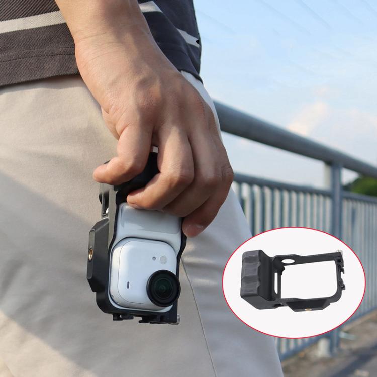 Para el kit de empuñadura para fotografía callejera Insta360 GO Ultra, jaula de expansión para disparo en mano