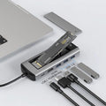 Estación de acoplamiento 6 en 1 Tipo-C/USB-C a PD+HDMI (4K 30 Hz) +USB 3.0 x 3+SSD SATA/NVMe, 6-In-1 SATA/NVME