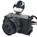 Soporte adaptador de doble cámara para zapata de montaje para Insta360 GO Ultra a cámaras DSLR/sin espejo