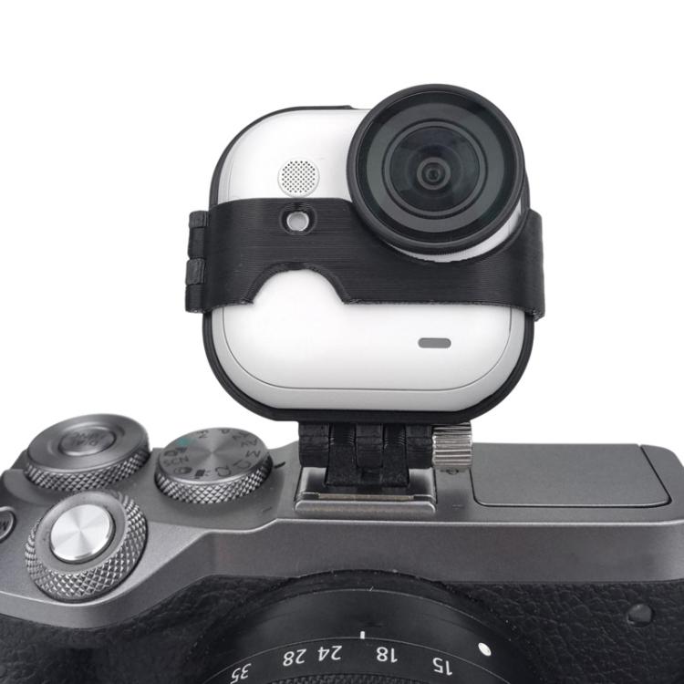 Soporte adaptador de doble cámara para zapata de montaje para Insta360 GO Ultra a cámaras DSLR/sin espejo