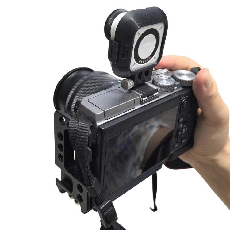 Soporte adaptador de doble cámara para zapata de montaje para Insta360 GO Ultra a cámaras DSLR/sin espejo