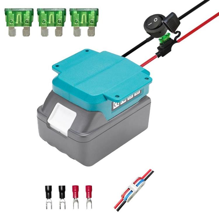 Cargador de batería de litio Makita de 18 V 18650, convertidor de batería para herramientas, No Protective Switch, With Protection Switch