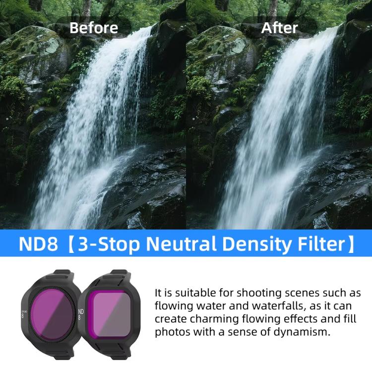 Filtros magnéticos para lentes de drones DJI Mini 5 Pro, UV, CPL, ND8, ND16, ND32, ND64, ND256, ND8/PL, ND16/PL, ND32/PL, ND64//PL, ND256/PL, CPL+ND8+ND16, CPL+ND16+ND32, UV+CPL+ND8, UV+CPL+ND16, CPL+ND8/PL+ND16/PL, ND8+ND16+ND32+ND64                  ...