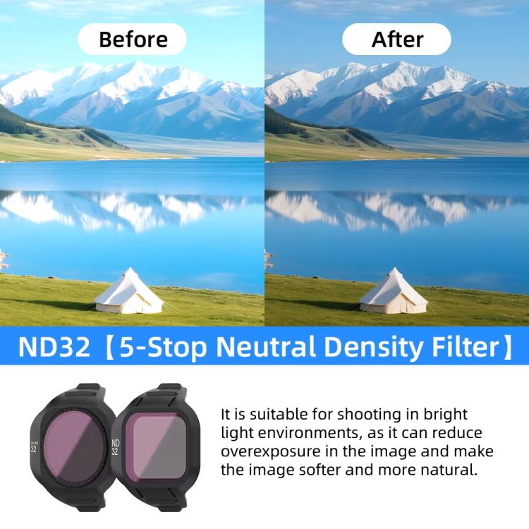 Filtros magnéticos para lentes de drones DJI Mini 5 Pro, UV, CPL, ND8, ND16, ND32, ND64, ND256, ND8/PL, ND16/PL, ND32/PL, ND64//PL, ND256/PL, CPL+ND8+ND16, CPL+ND16+ND32, UV+CPL+ND8, UV+CPL+ND16, CPL+ND8/PL+ND16/PL, ND8+ND16+ND32+ND64                  ...