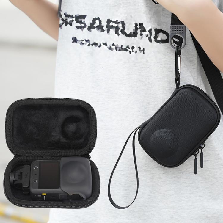 Funda de transporte BKano para DJI Osmo 360 Standard Combo, bolso de mano portátil con mosquetón y correa para la muñeca.