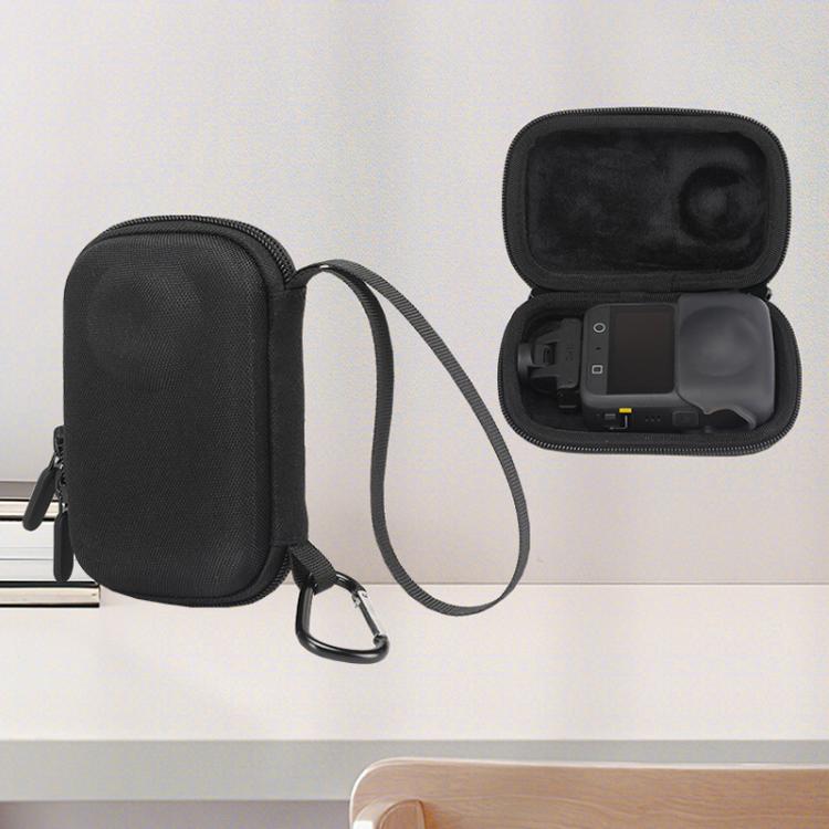 Funda de transporte BKano para DJI Osmo 360 Standard Combo, bolso de mano portátil con mosquetón y correa para la muñeca.