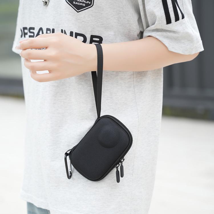 Funda de transporte BKano para DJI Osmo 360 Standard Combo, bolso de mano portátil con mosquetón y correa para la muñeca.