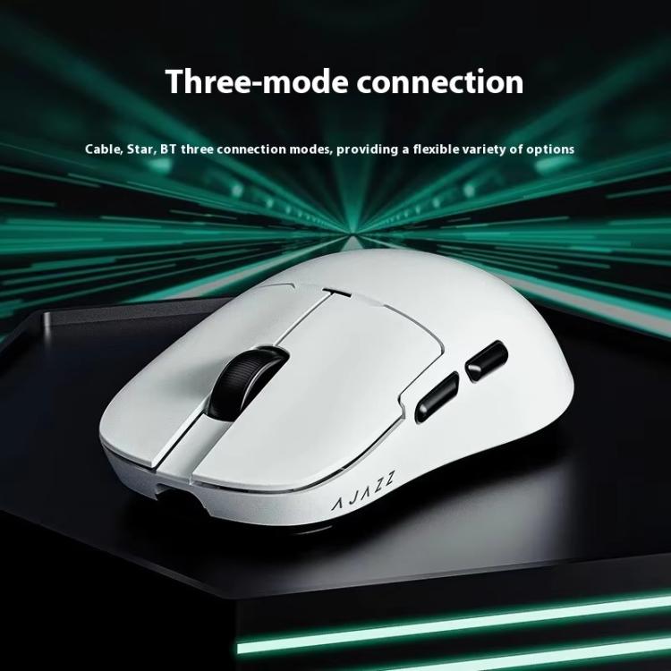 Ratón Ajazz NearLink / con cable / Bluetooth de tres modos, AJ159 NL 400mAh PAW3311 White, AJ159 NL 800mAh PAW3311 Black, AJ159 NL 800mAh PAW3311 White, AJ159 NL P 800mAh PAW3395 Black, AJ159 NL P 800mAh PAW3395 White