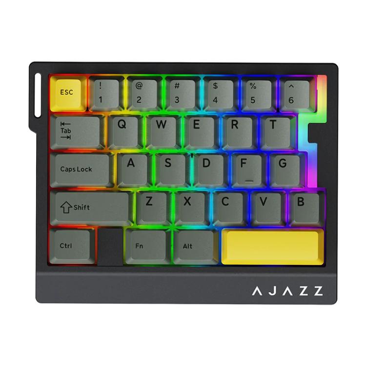 Teclado para juegos con cable Ajazz AK029 Magnetic Rice Switch HIFI Edition con retroiluminación RGB para una sola mano