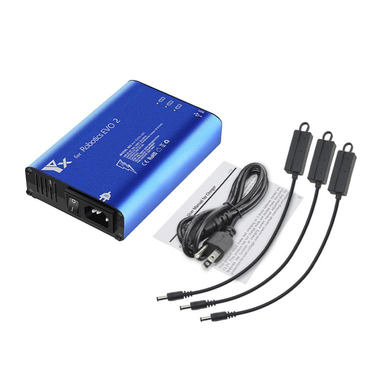 Cargador de aluminio con interruptor para Autel Robotics EVO 2 YX, US Plug, EU Plug, UK Plug, AU Plug
