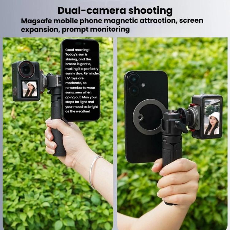 Soporte magnético de liberación rápida Flymile para DJI Osmo Action 3 / 4 / 5 Pro / Osmo 360, OM12