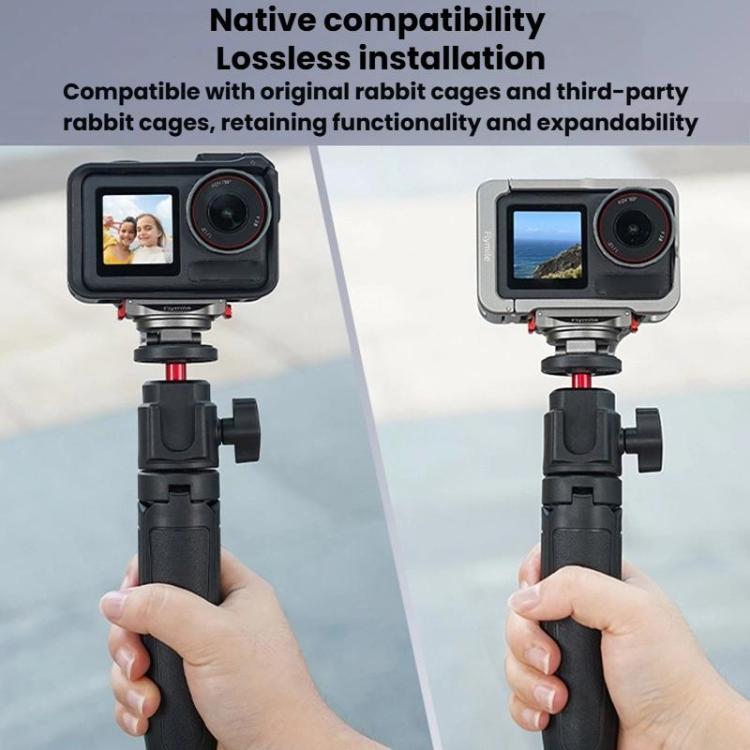 Soporte magnético de liberación rápida Flymile para DJI Osmo Action 3 / 4 / 5 Pro / Osmo 360, OM12