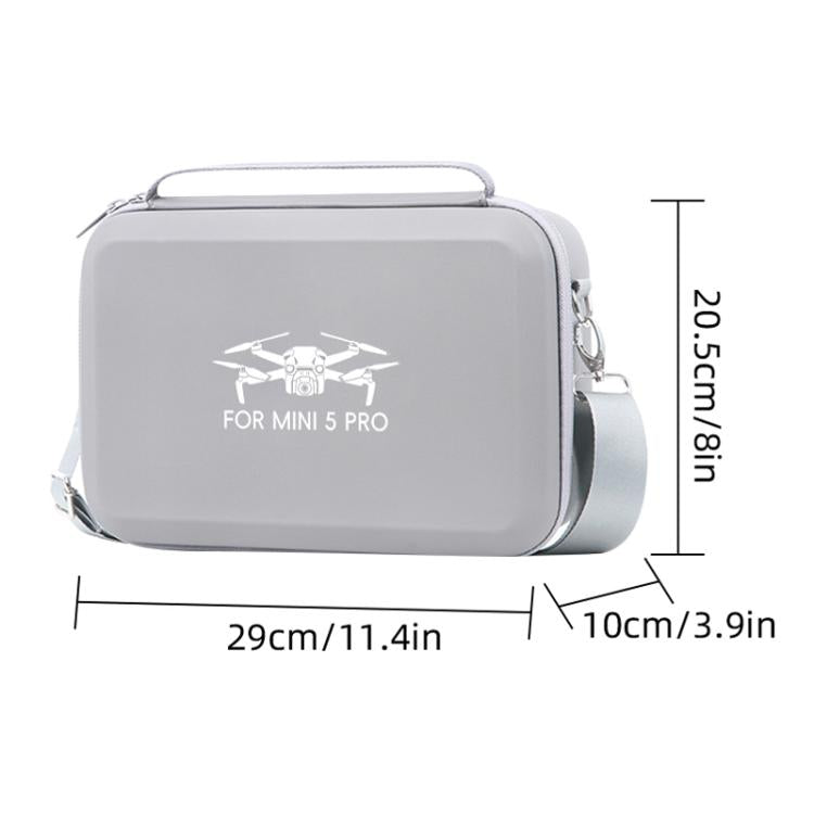 Bolsa de almacenamiento de PU para DJI Mini 5 Pro y RC 2 (bolsa de transporte al hombro), PU Shoulder Bag
