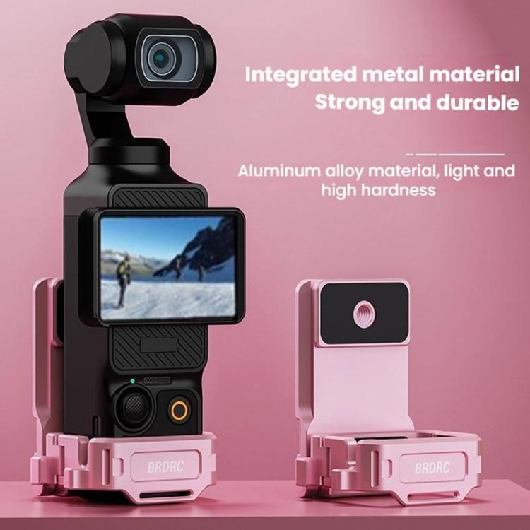 Adaptador de clip trasero expandible con soporte magnético BRDRC para DJI Osmo Pocket 3
