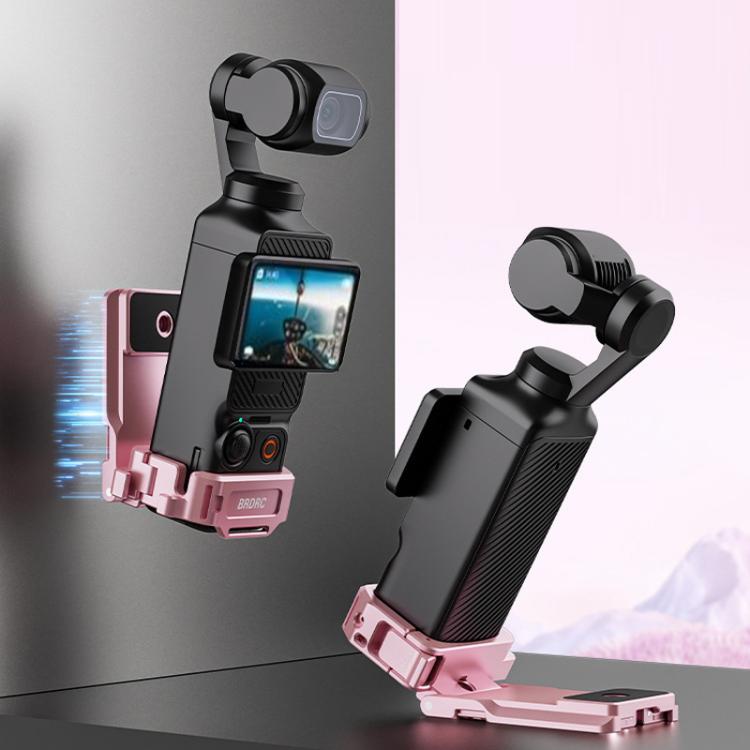 Adaptador de clip trasero expandible con soporte magnético BRDRC para DJI Osmo Pocket 3