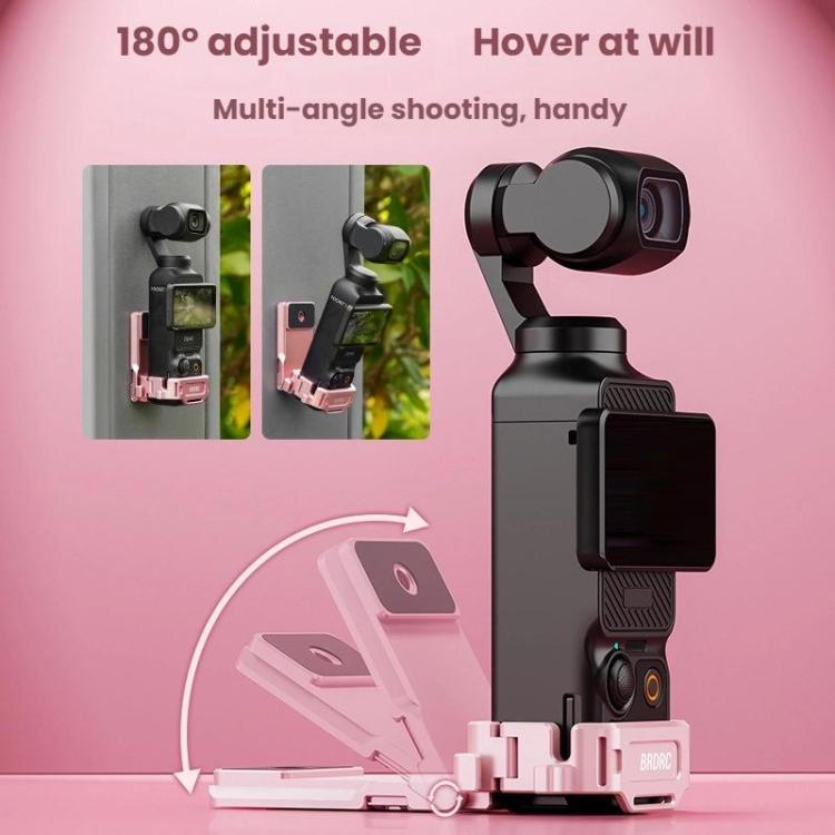 Adaptador de clip trasero expandible con soporte magnético BRDRC para DJI Osmo Pocket 3