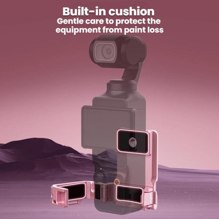 Adaptador de clip trasero expandible con soporte magnético BRDRC para DJI Osmo Pocket 3