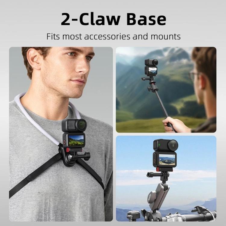 Soporte de dos mordazas con base magnética de liberación rápida para DJI Osmo Nano, For DJI Osmo Nano