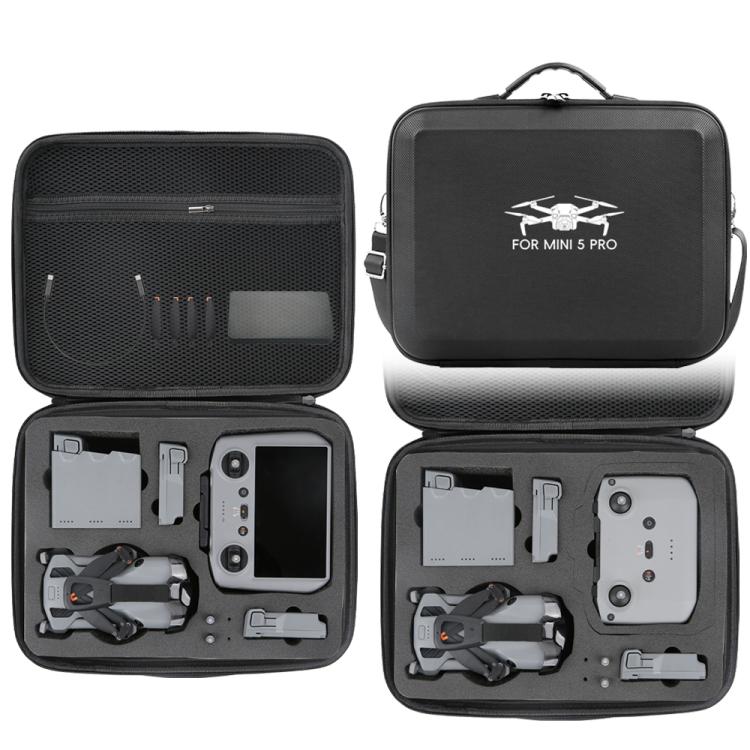 Bolsa organizadora portátil de PU para DJI Mini 5 Pro Fly More, todo en uno.