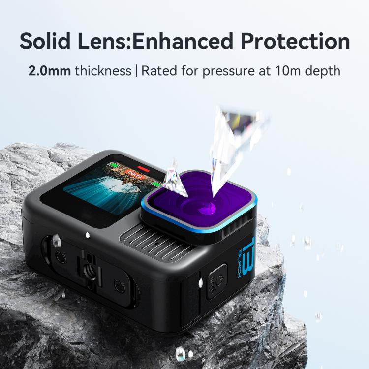 Filtro de buceo aMagisn para GoPro HERO13 Black /12 Black /11 Black /11 Black mini /10 Black /9 Black