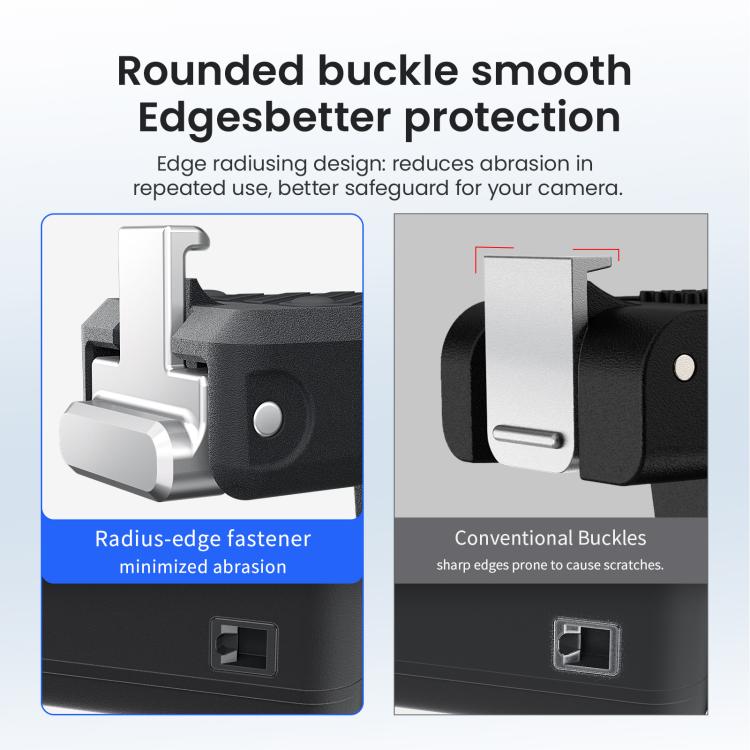 Adaptador de montaje de plástico con base magnética de liberación rápida aMagisn para la cámara Insta360 Go Ultra
