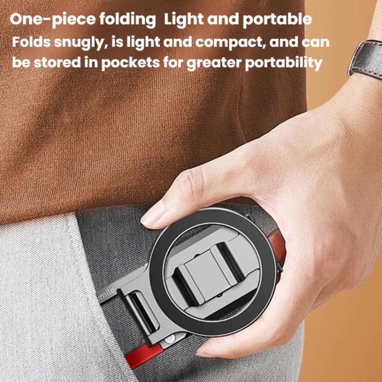 Soporte magnético MagSafe para teléfono móvil con clip metálico plegable y soporte extensible de 1/4., MB015