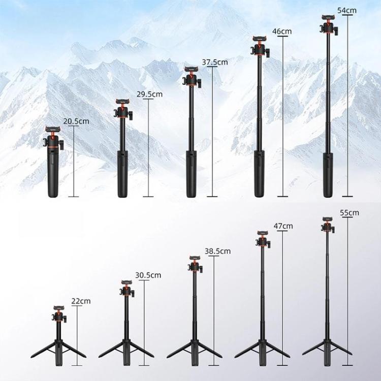 Soporte extensible para palo selfie Flymile AC5012_5 con trípode magnético de liberación rápida, AC5012_5