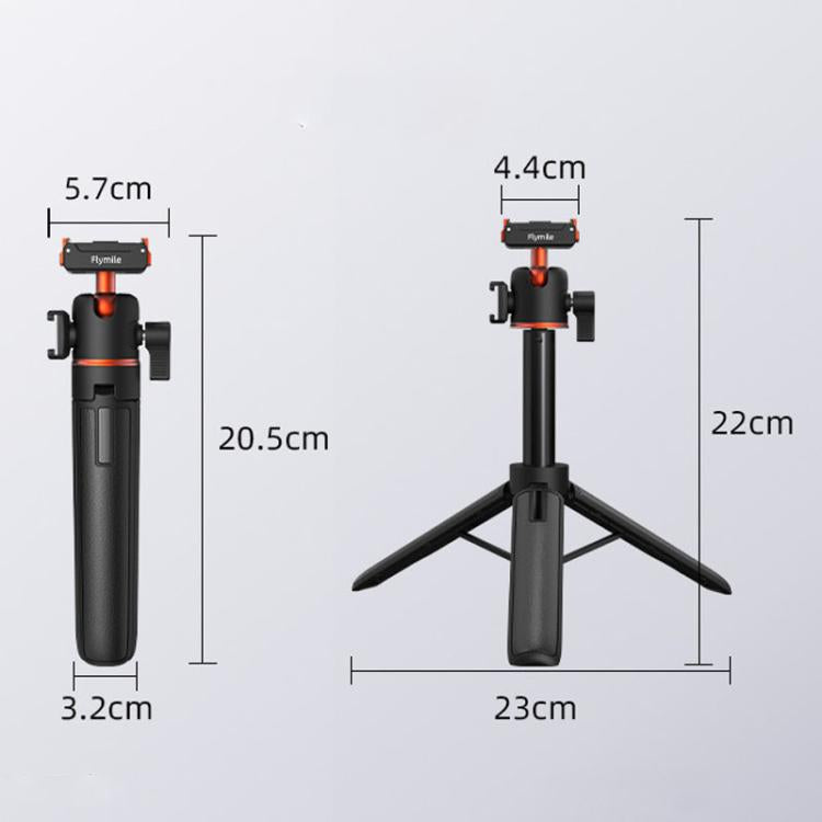 Soporte extensible para palo selfie Flymile AC5012_5 con trípode magnético de liberación rápida, AC5012_5