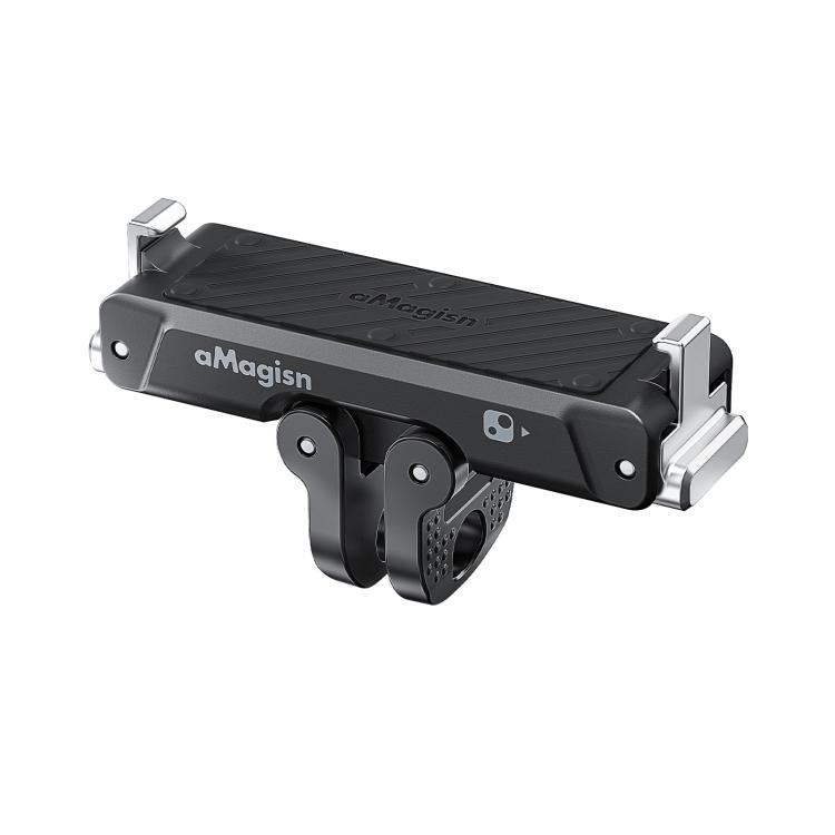 Adaptador magnético de liberación rápida de metal AMagisn para cámara Insta360 Go Ultra con rosca de 1/4 de pulgada.