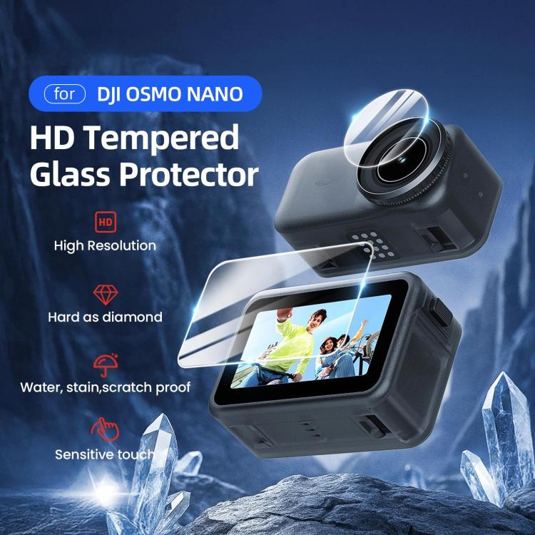 Protector de pantalla de cristal templado aMagisn para DJI Osmo Nano, 1set, 2sets
