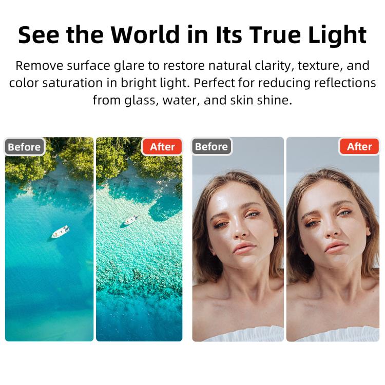 Para Insta360 GO Ultra aMagisn Filtro impermeable Marco de aleación de aluminio Lente antivaho, UV, CPL, ND8/16/32/64, ND8/16/32+CPL