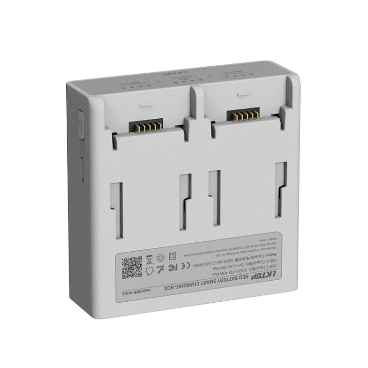 Estuche de carga rápida para batería inteligente de doble canal LKTOP NC016 y gestor de carga para drones, NC016