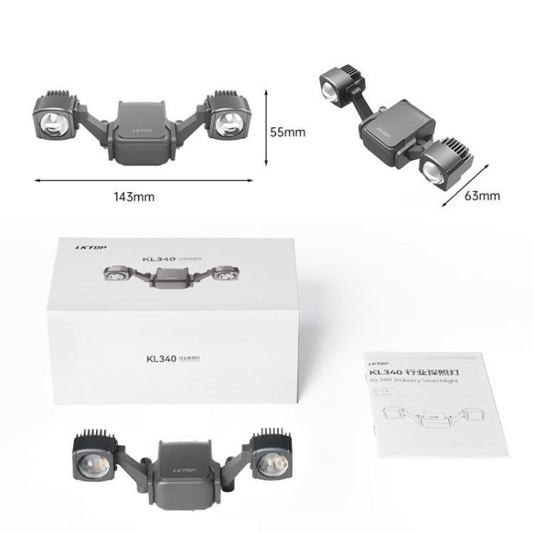 Lámpara intermitente de colores LKTOP LK340 de 40 W para montaje en dron, For DJI Matrice 4E / 4T