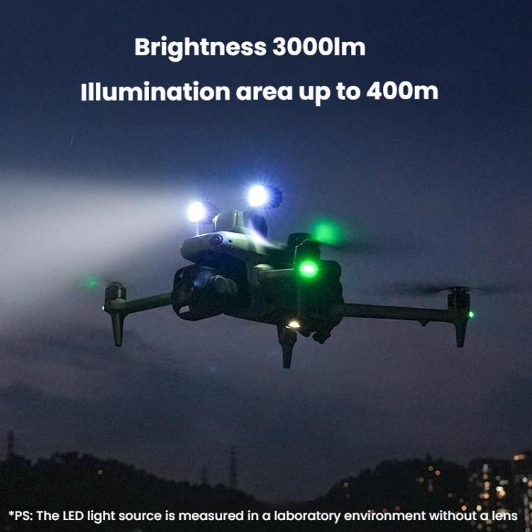 Lámpara intermitente de colores LKTOP LK340 de 40 W para montaje en dron, For DJI Matrice 4E / 4T