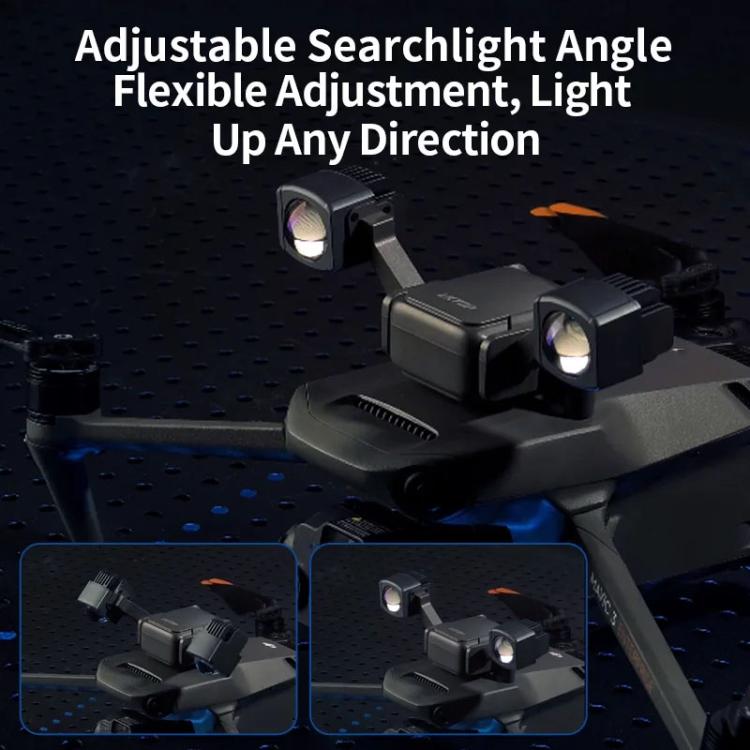 Lámpara intermitente de colores LKTOP KL340 de 40 W para montaje en dron, For DJl Mavic 3T / 3E