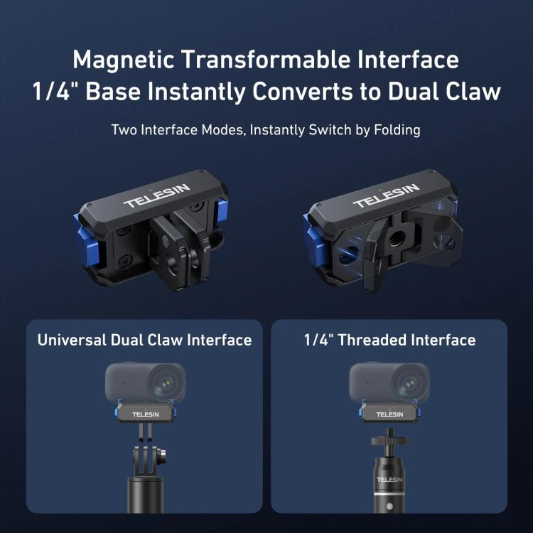 Adaptador de carga recargable con base magnética de liberación rápida TELESIN para DJI Osmo Nano, Charging