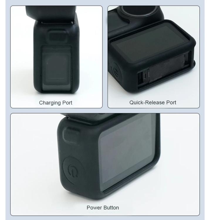 Funda protectora de silicona CYNOVA para la base de carga del DJI Osmo Nano Vision