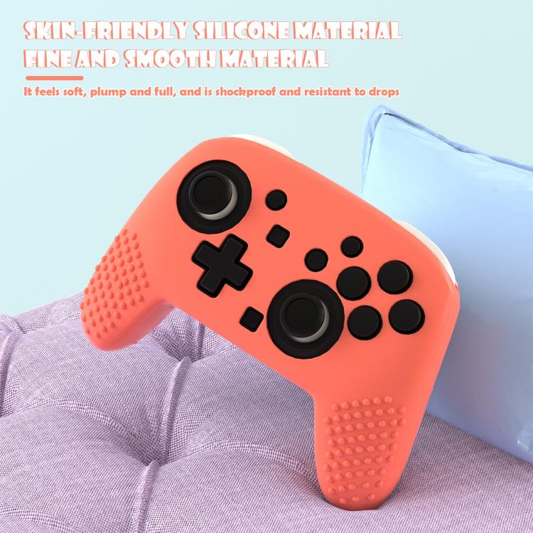 Funda de silicona suave al tacto con agarre agradable para la piel para el mando Pro de Switch 2
