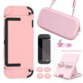 Paquete de accesorios Sakura para Nintendo Switch 2: Estuche portátil con carcasa, 4 agarres para los pulgares, protector de pantalla y soporte., Bundle