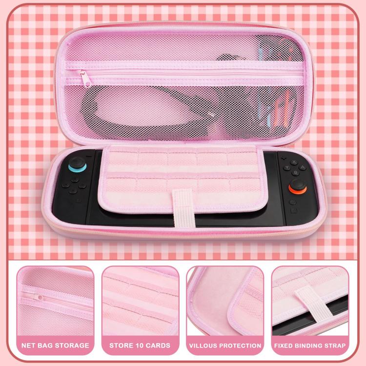 Paquete de accesorios Sakura para Nintendo Switch 2: Estuche portátil con carcasa, 4 agarres para los pulgares, protector de pantalla y soporte., Bundle