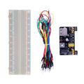 Protoboard MB-102 de 830 orificios + Módulo de alimentación + 65 cables para protoboard